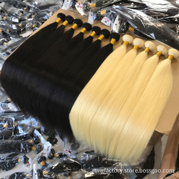 Yaki straight grade 10 a peruvian hair extension, natural color yaki 3 bundles with closure